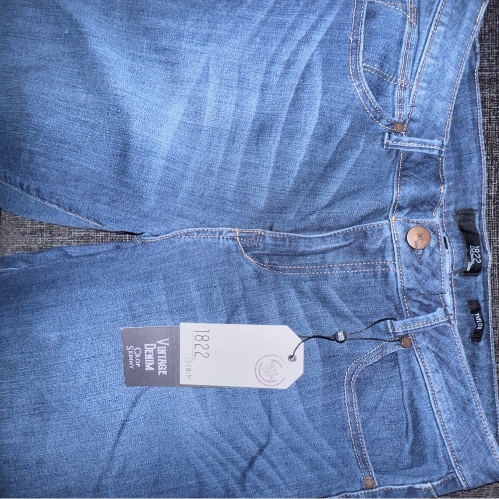 1822 Denim Blue Skinny Jeans with Classic Style